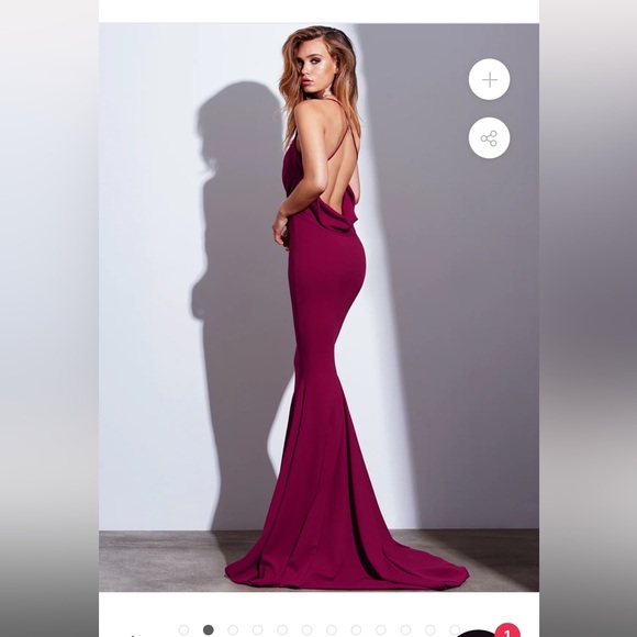 stretch crepe dress - Picture 1 of 6